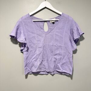 Universal Thread Flutter Sleeve Blouse